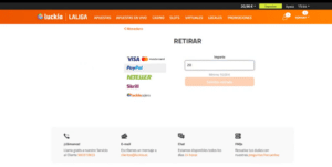 Retirada de dinero en Luckia