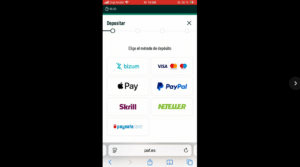 Depósito en Paf Casino con Apple Pay
