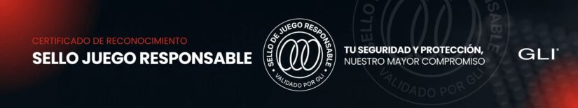 Sello de Juego Responsable validado por Gaming Laboratories International (GLI)