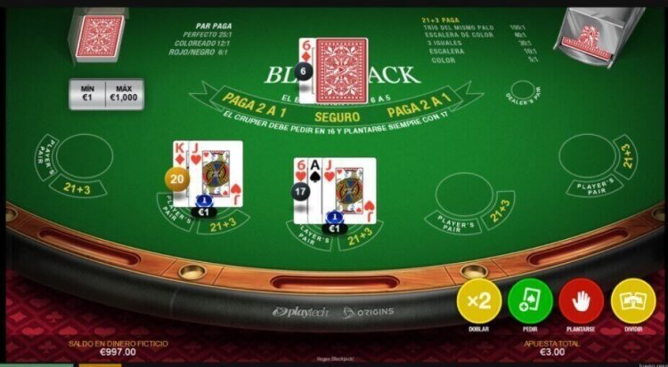 Mesa de Blackjack en Casino Gran Madrid Online