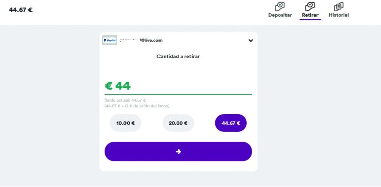 Pagos en Casumo casino