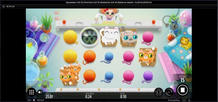Slot not enough kittens en Casino Gran Madrid