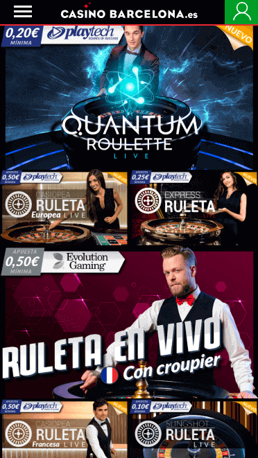 ruleta en vivo en casino barcelona