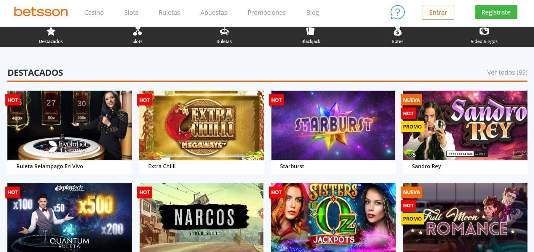 betsson casino online