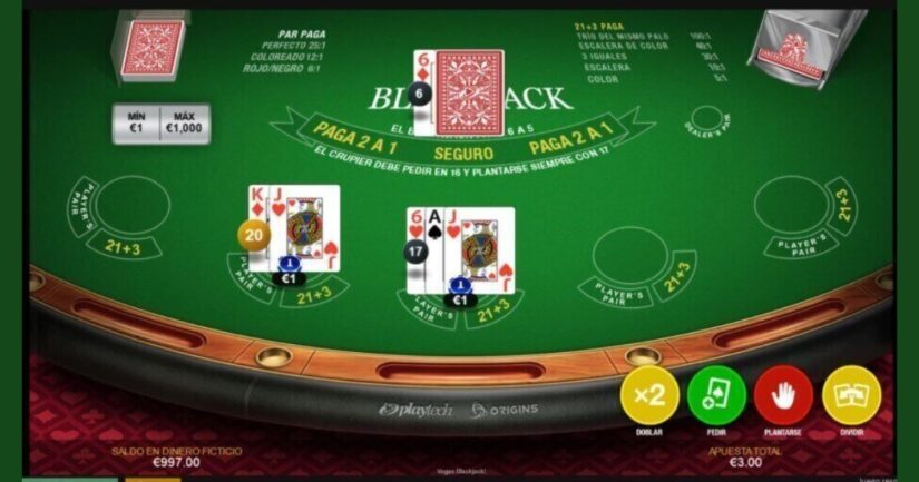 el blackjack es el juego de casino que mas paga