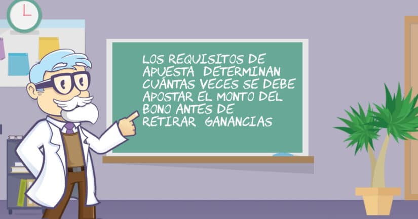 explicación de los requisitos de apuestas en bonos de casino