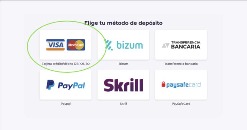 casino gran madrid con visa