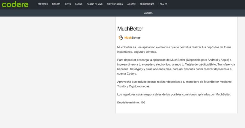 casino muchbetter Codere