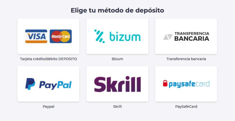 metodos de pago en Casino Gran Madrid