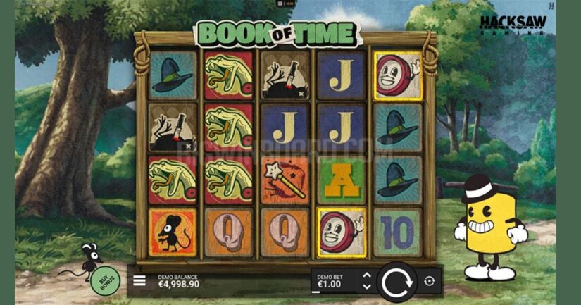 tragaperras book of time de hacksaw gaming