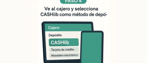 selecciona CASHlib como metodo de pago